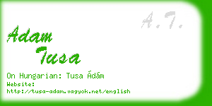 adam tusa business card